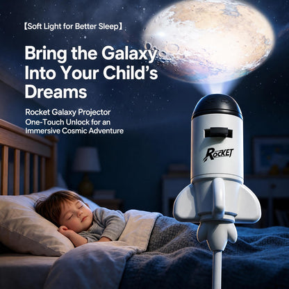✨BVJ® Smart Wi-Fi Rocket Star Projector Night Light—💝Create a magical galaxy, ocean, and starry-sky atmosphere for bedrooms, kids’ rooms, and relaxing nights.