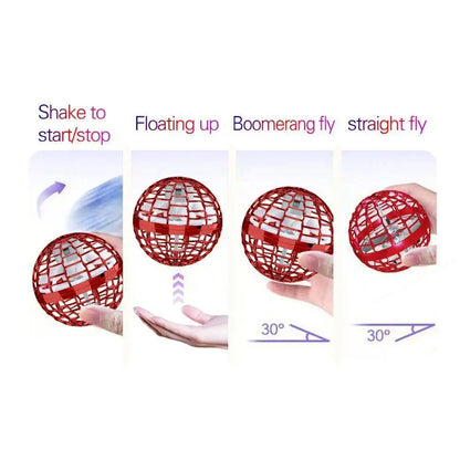 2026 🇺🇸Hottest Cosmic Fly Ball - Boomerang Hover & Galaxy Spin Effect Drone Toy, Outdoor Fun Gift for Kids & Teens