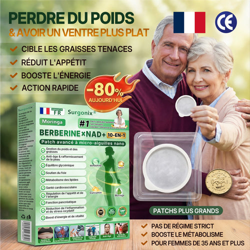 𝑩𝒐𝒖𝒕𝒊𝒒𝒖𝒆 𝒐𝒇𝒇𝒊𝒄𝒊𝒆𝒍𝒍𝒆 🇫🇷| 𝖲𝗎𝗋𝗀𝗈ᴎ𝗂𝗑® 📍𝐏𝐚𝙩𝙘𝙝 𝗡ano-Microneedles Avancé 10-en-1 Moringa · 𝘽𝙚𝙧𝙗é𝙧𝒊𝒏𝒆 × NAD⁺Une seule fois par jour, changements visibles en 7 jours Pour l’obésité, peau relâchée, diabète, apnée du sommeil, problèmes articulaires, et bien plus🍀